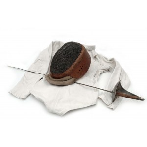 Fencing Mask with Sabre/Šermířská maska se šavlí