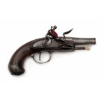 Cased Travel Flintlock Pistol from the French Revolution/Cestovní křesadlová pistole z období francouzské revoluce v kazetě