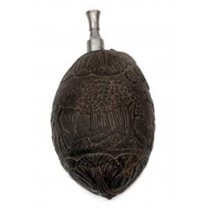 Coconut Shell Powder-Flask/Prachovnice z kokosového ořechu