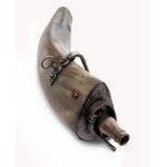 Powder Flask with Belt Hook/Prachovnice s opaskovou sponou