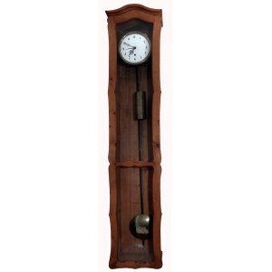 A Late Biedermeier Month Duration Wall Clock/Nástěnné pozdně biedermeierské hodiny s měsíčním chodem
