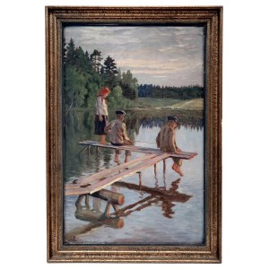 An Angler after Nikolay Petrovich Bogdanov-Bielsky/Rybář, podle Nikolaje Petroviče Bogdanova-Bielského