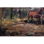 At the Watering Hole by Ede Lengyel-Reinfuss/U napajedla, Ede Lengyel-Reinfuss
