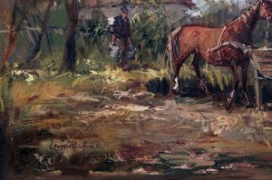 At the Watering Hole by Ede Lengyel-Reinfuss/U napajedla, Ede Lengyel-Reinfuss