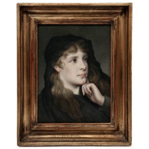 Portrait of a Girl by Gabriel Cornelius von Max/Portrét dívky, Gabriel Cornelius von Max