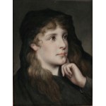 Portrait of a Girl by Gabriel Cornelius von Max/Portrét dívky, Gabriel Cornelius von Max