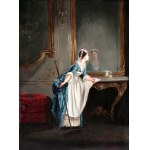 At the Mirror by Pancraz Körle (Koerle)/U zrcadla, Pancraz Körle (Koerle)