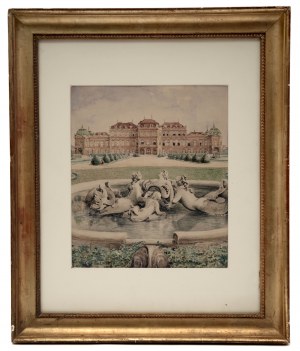 Upper Belveder by Rudolf von Alt/Horní Belveder, Rudolf von Alt