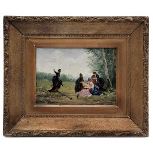 The Duel/The Reconciliation by Émile Antoine Bayard (study)/Souboj/Smíření, Émile Antoine Bayard (studie)