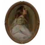 Portrait of a Young Lady in Profile, Vojtěch Hynais/Portrét mladé dámy z profilu, Vojtěch Hynais