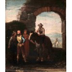 Pair of genre paintings by Abraham Jansz Begeyn/Párové žánrové obrazy, Abraham Jansz Begeyn