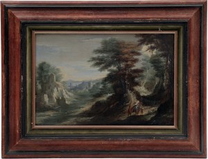 Pair of landscapes by Adriaen Frans Boudewijns/Pár krajinomaleb, Adriaen Frans Boudewijns
