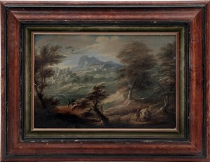 Pair of landscapes by Adriaen Frans Boudewijns/Pár krajinomaleb, Adriaen Frans Boudewijns