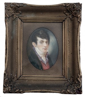 Portrait Miniature by Moritz Michael Daffinger/Portrétní miniatura, Moritz Michael Daffinger