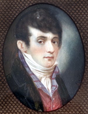 Portrait Miniature by Moritz Michael Daffinger/Portrétní miniatura, Moritz Michael Daffinger