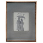 Couple under the umbrella by Jan Zrzavý/Pár pod deštníkem, Jan Zrzavý