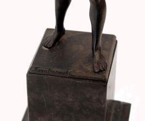 Two Male Statues by Paul Ludwig Kowalczewski/Dvě sochy mužů, Paul Ludwig Kowalczewski