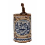 A Small Majolica Pitcher