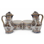Oil &amp; Vinegar Pitchers Cruet Set &amp; Stand