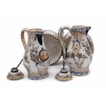 Oil &amp; Vinegar Pitchers Cruet Set &amp; Stand
