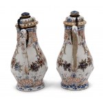 Oil &amp; Vinegar Pitchers Cruet Set &amp; Stand