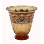 A Rare Vase with Oroplastic Frieze, Art Deco/Raritní váza s oroplastickým dekorem, Art Deco