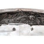 Oval SilverTtray with Jewish Motif