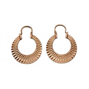 Boucles d'oreilles créoles en or/Boucles d'oreilles créoles en or