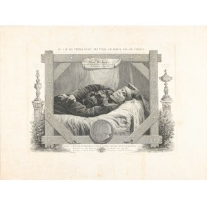 Antoni Oleszczyński (1794-1879), Adam Mickiewicz sur son lit de mort, 1861