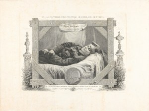 Antoni Oleszczyński (1794-1879), Adam Mickiewicz na łożu śmierci, 1861