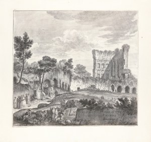 Franciszek Smuglewicz (1745-1807), Widok ruin Term Cesarza Tytusa, 1776