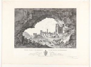 Zygmunt Vogel (1764-1826), Jan Zachariasz Frey (1769-1828), Widok zamku w Kazimierzu, 1806