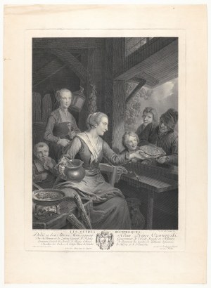 Georg Johann Wille (1715-1808) wg Christiana Wilhelma Dietricha (1712-1714), Les Offres Reciproques, ok. 1771