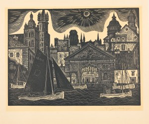 Tadeusz Cieślewski syn (1895-1944), Polska leży nad morzem, 1936