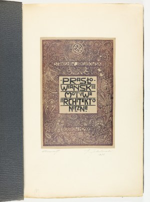Stanisław Jakubowski (1885-1964), Prasłowiańskie motywy architektoniczne, 1923