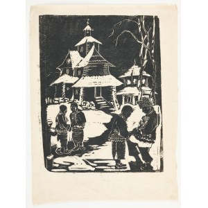 Józefa Kratochwila-Widymska (1878-1965), Zima w Jaremczy, 1938