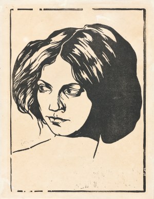 Antoni Procajłowicz (1876-1949), Głowa kobiety, 1903