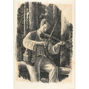 Jan Wallach (1884-1979), Fiddler, 1939