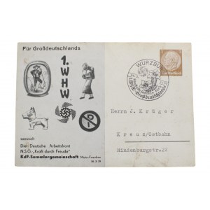 Pocztówka Propagandowa III Rzesza - NSDAP