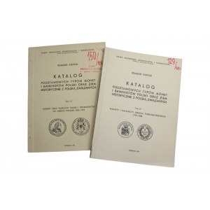 Edmund Kopicki Catalogo dei tipi fondamentali di monete e banconote della Polonia e dei paesi storicamente associati alla Polonia. Volume IV e VI Monete degli ultimi Jagelloni, Stefan Batory e Zygmunt III 1506-1632 PTAIN, Varsavia 1976