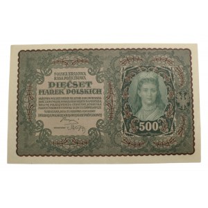 BANKNOTE 500 FÜNFHUNDERT POLNISCHE MARK 1919