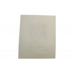 Exlibris - Augusts Fisers 1930 r. podpisany
