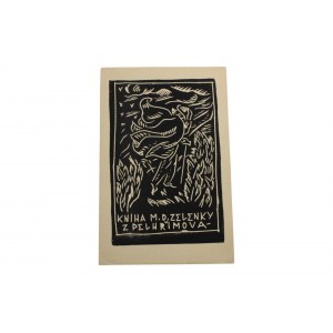 Exlibris - M.d. Zelenky 1920 r.