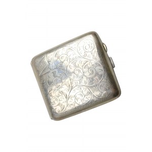 Cigarette case England 19th century birmingham silver