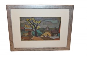 Kazimierz PODSADECKI (1904-1970), Pejzaż 1957 r.