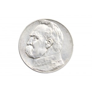 POĽSKO - Druhá poľská republika : 5 zlotých - JÓZEF PIŁSUDSKI - 1934 - Strzelecký orol