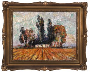 Tadeusz Cybulski (1878-1954), Chata wśród drzew, 1922