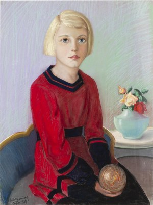 Jarosław Dąbrowiecki, Portret starszej siostry, 1934