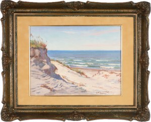 Stanisław Żurawski (1889-1976), Dzika plaża nad Bałtykiem, lata 40. XX w.