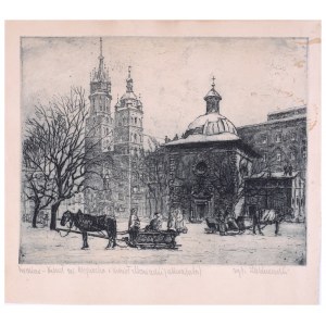 Władysław Zakrzewski (1903-1944), Kościół Mariacki i kościół św. Wojciecha w Krakowie, lata 30. XX w.